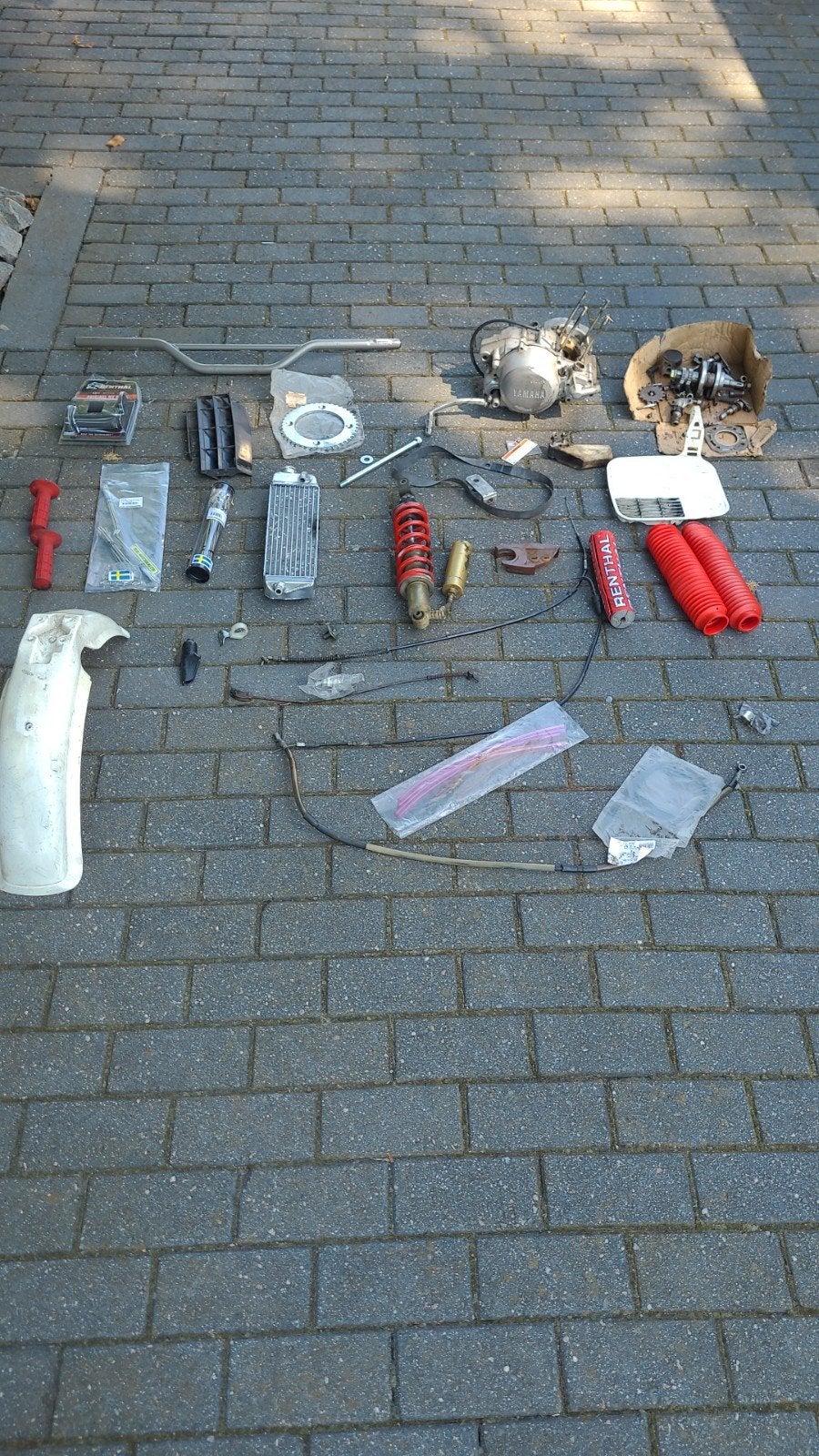 Div onderdelen yz80 1988, Ophalen