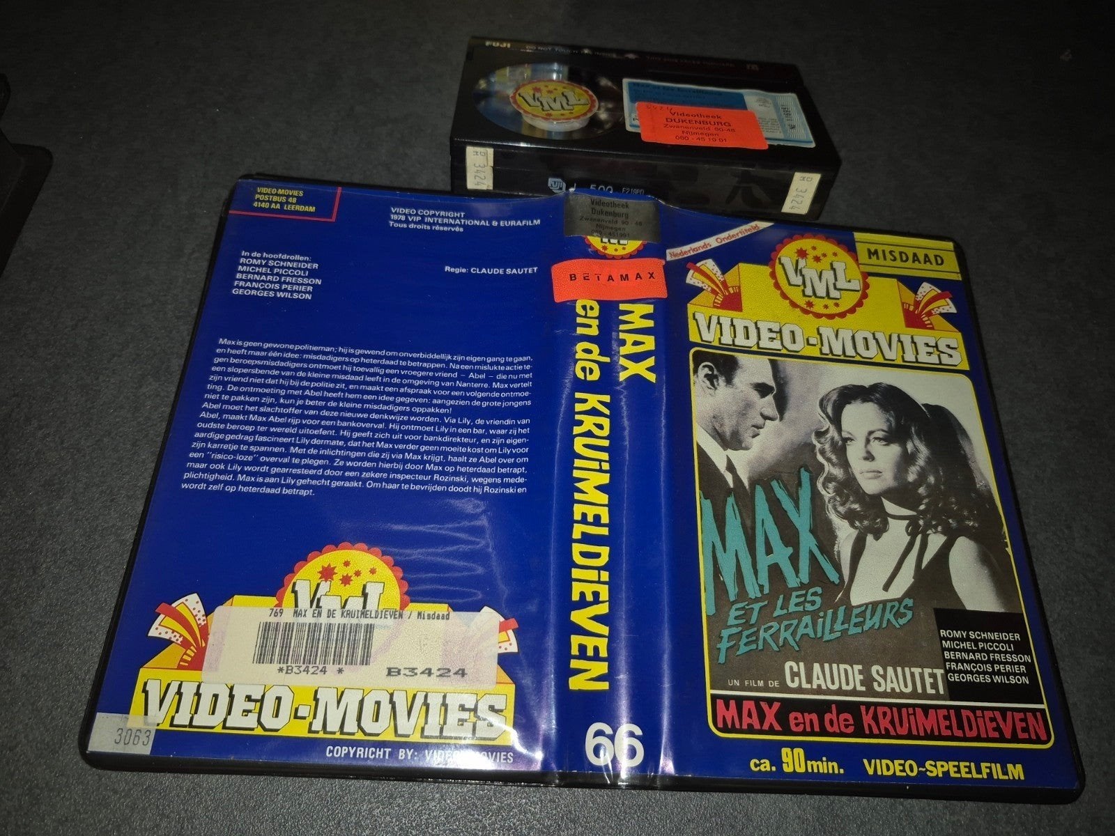 MAX EN DE KRUIMELDIEVEN OP BETAMAX. RENTAL OP VML, Vanaf 16 jaar, Ophalen of Verzenden, Zo goed als nieuw, Horror