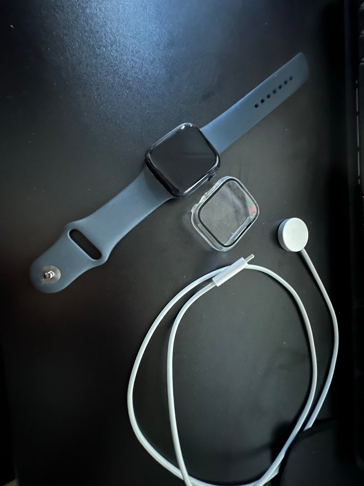 Apple Watch 8 45mm - 100% batterij - Zo goed als nieuw, Ophalen, Zo goed als nieuw, Zwart, IOS