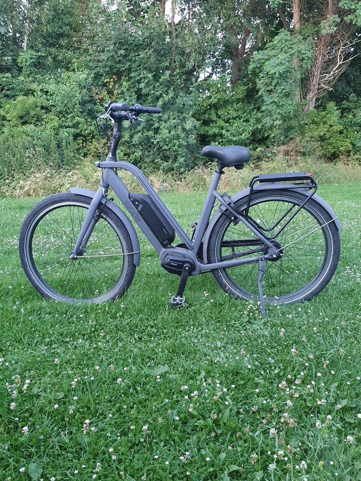 Elektrische Union damesfiets, Fietsen en Brommers, Elektrische fietsen, 51 tot 55 cm, Ophalen, Gebruikt, Overige merken