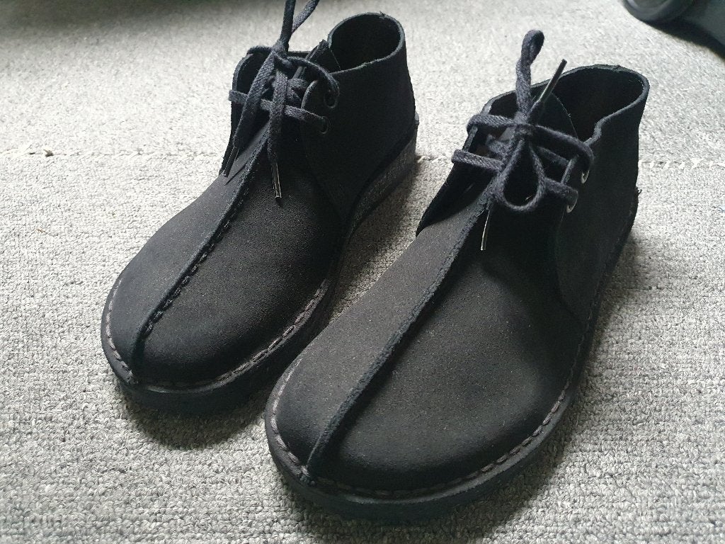 Clarks Originals Desert Trek zwart suede mt EU 41,5 ZGAN, Zwart, Clarks, Ophalen of Verzenden, Zo goed als nieuw