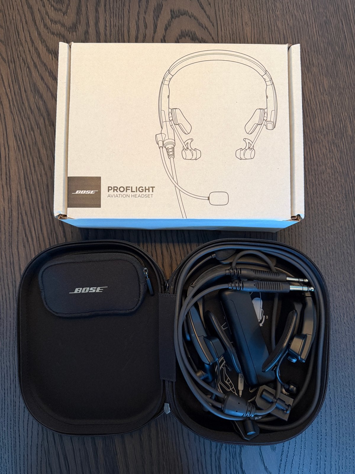 Bose ProFlight (1) Aviation Headset - Dual Plug / Bluetooth, Ophalen, Zo goed als nieuw, Over oor (circumaural), Bluetooth