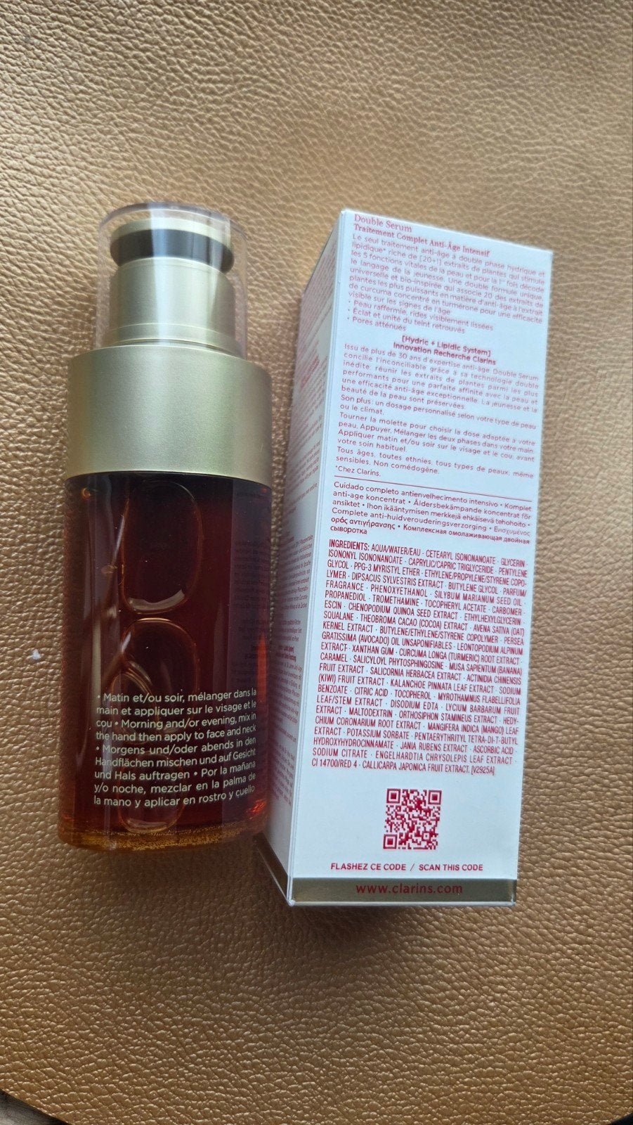 Clarins Double Serum: 75ml, Verzenden, Nieuw
