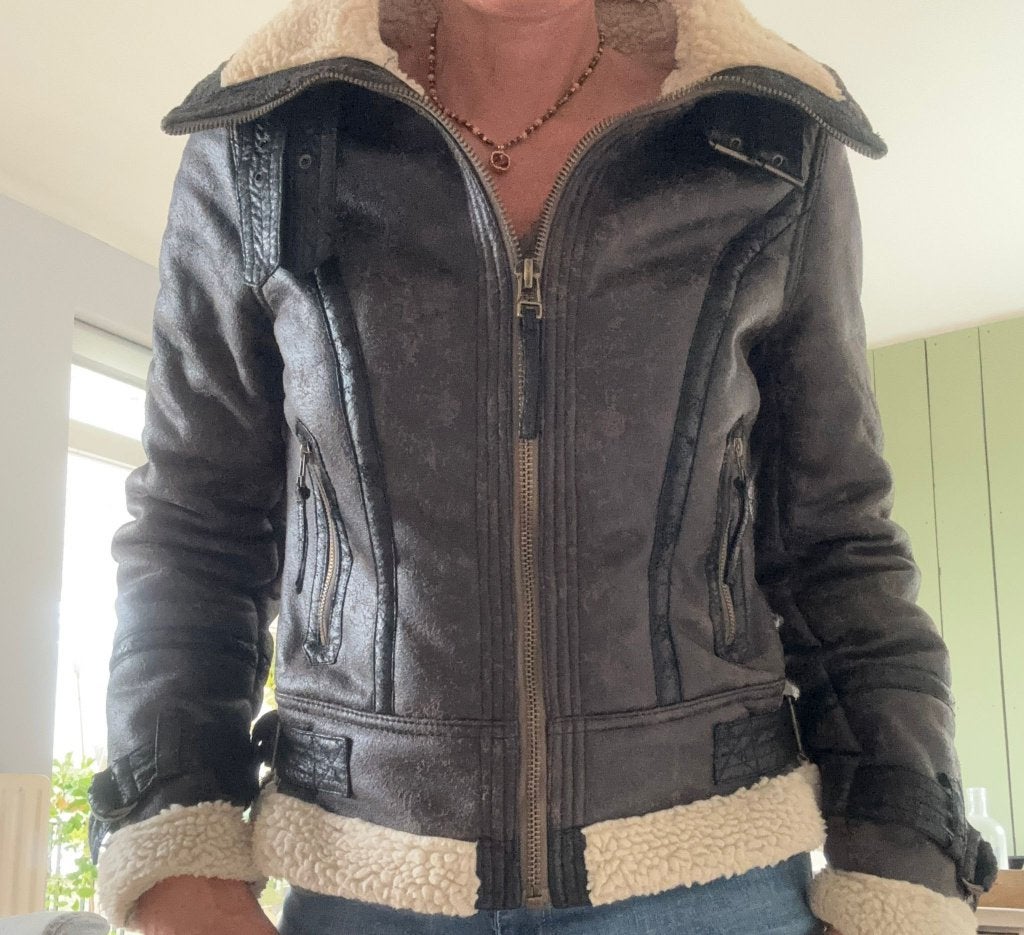Stoere dames winterjas van Dept, Maat 38/40 (M), Bruin, Ophalen of Verzenden, Zo goed als nieuw