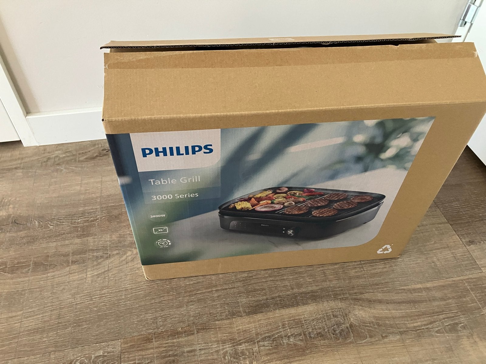 Philips Tafelgrill HD6210/90 - Zo goed als nieuw, Ophalen, Zo goed als nieuw, Tafelgrill