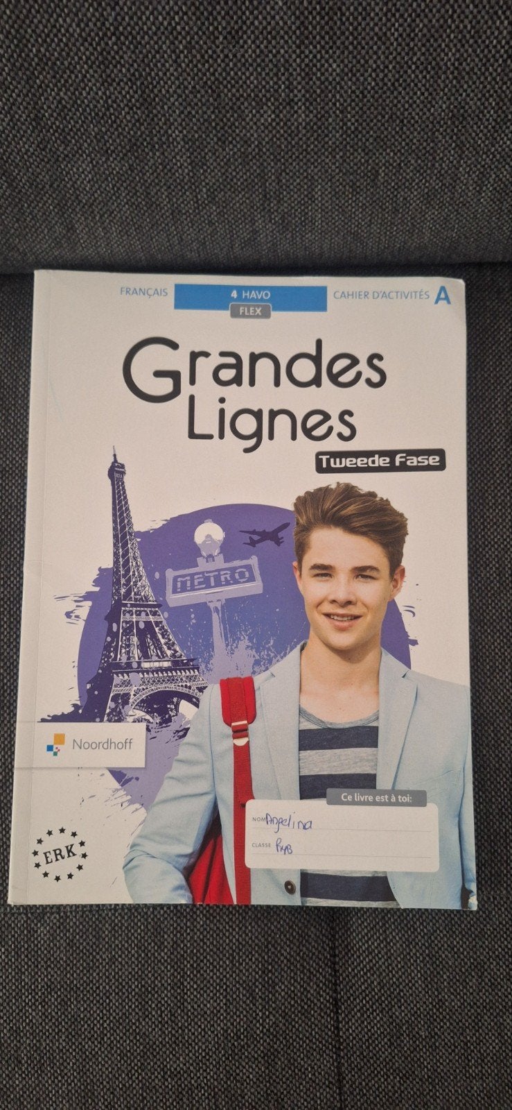 Grandes Lignes Tweede Fase 4 HAVO Frans werkboek, Ophalen of Verzenden, Gelezen, HAVO, Frans