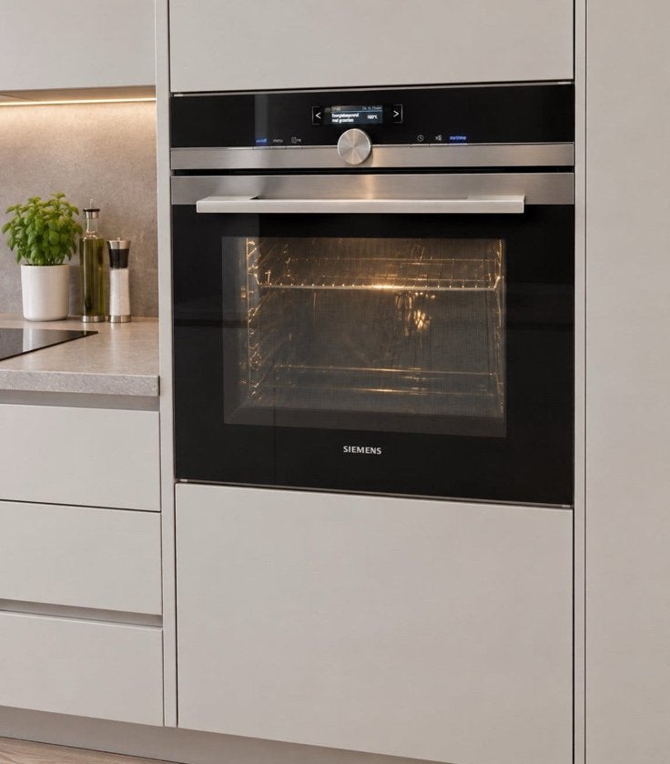 Siemens combi oven magnetron 60 cm hoog, Ophalen, 60 cm of meer, Siemens, Inbouw