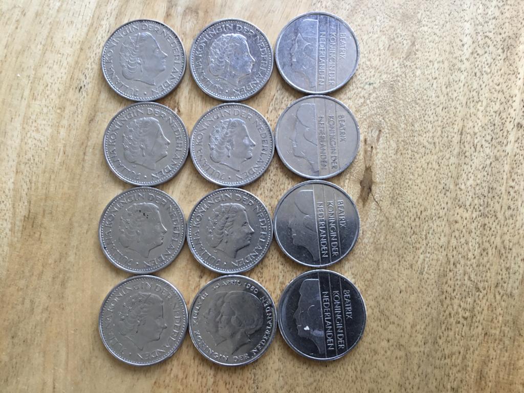 12 nederlandse guldens, Ophalen, Koningin Juliana, 1 gulden
