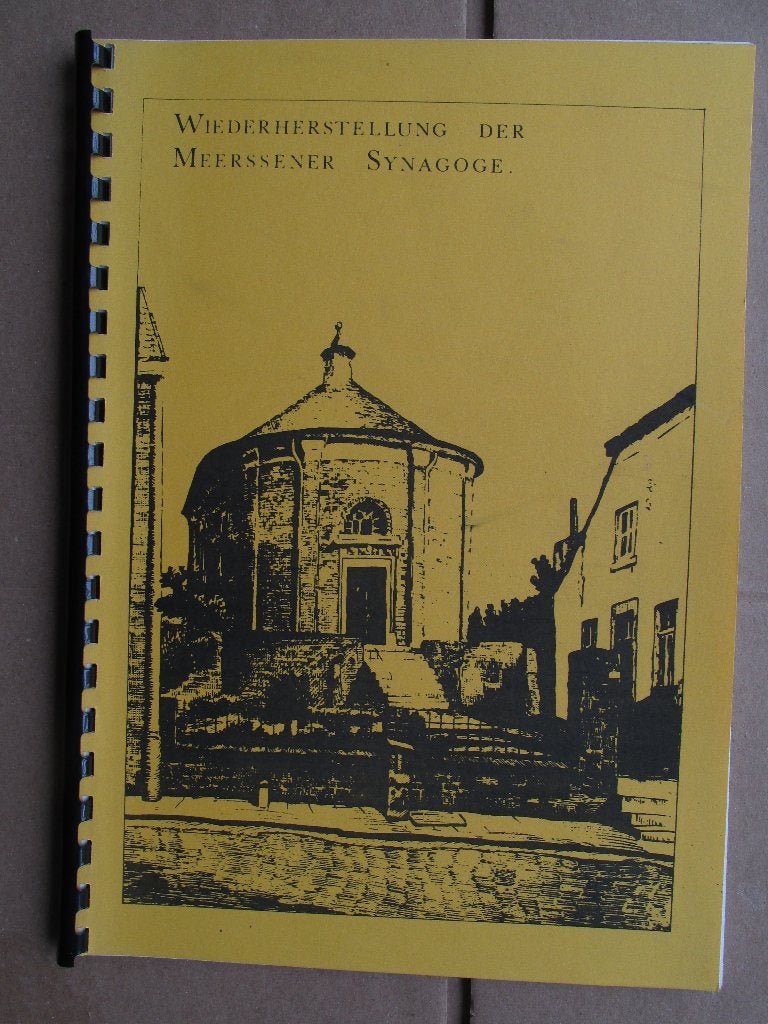 Meerssen (Joden, Zuid-Limburg): restauratie van de synagoge, Boeken, Ophalen of Verzenden, Gelezen
