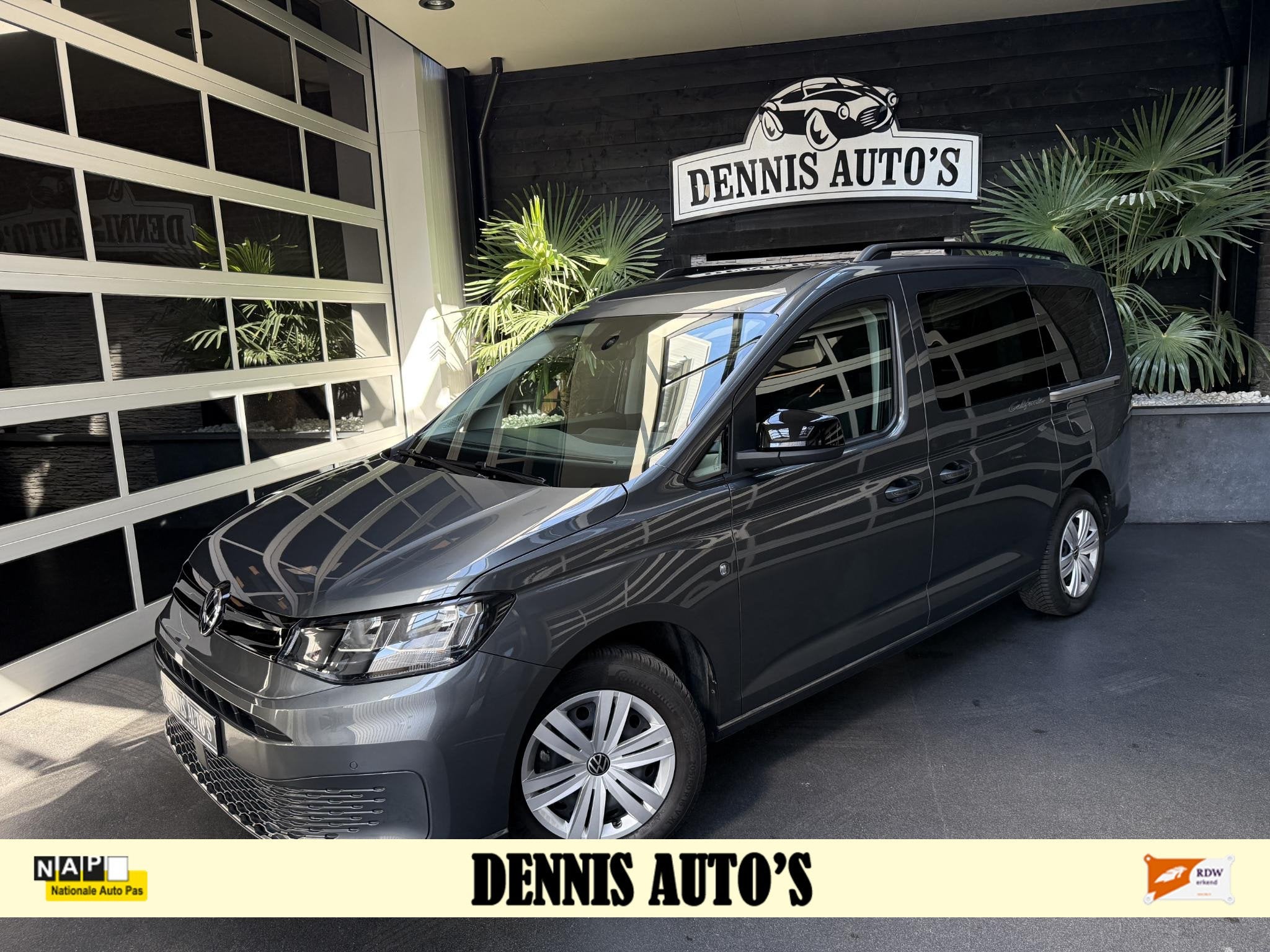 Volkswagen Caddy 1.5 TSI CALIFORNIA CAMPER GROOT PANORAMA DA, Dealer onderhouden, Stof, Euro 6, 4 cilinders