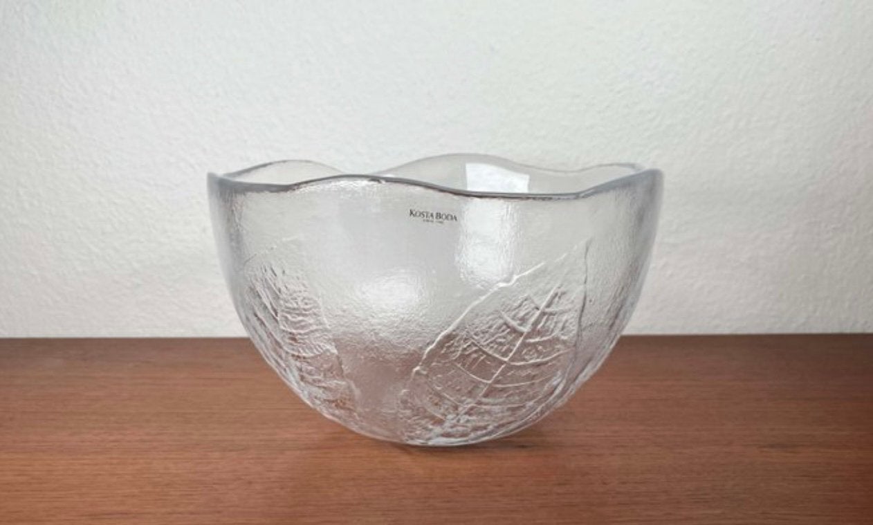 Grote jr. 70 Kosta Boda kristal design schaal van Ann Wärff, Ophalen of Verzenden