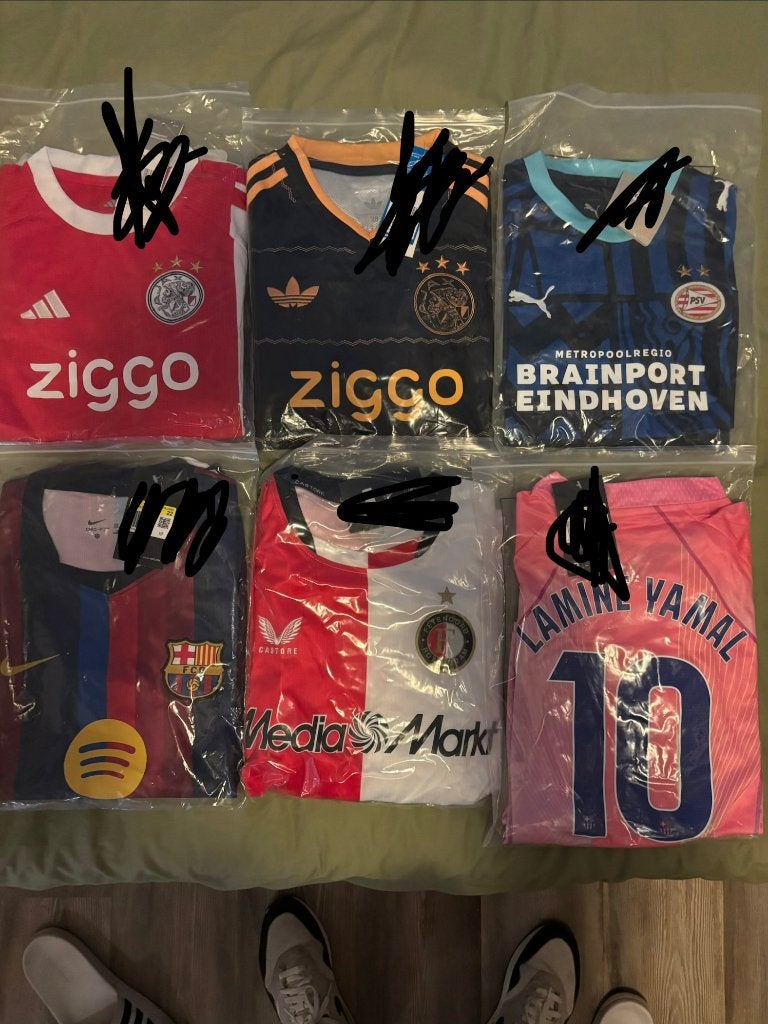 ajax feyenoord psv barcalona kindersets, Ophalen, Nieuw, Ajax, Shirt