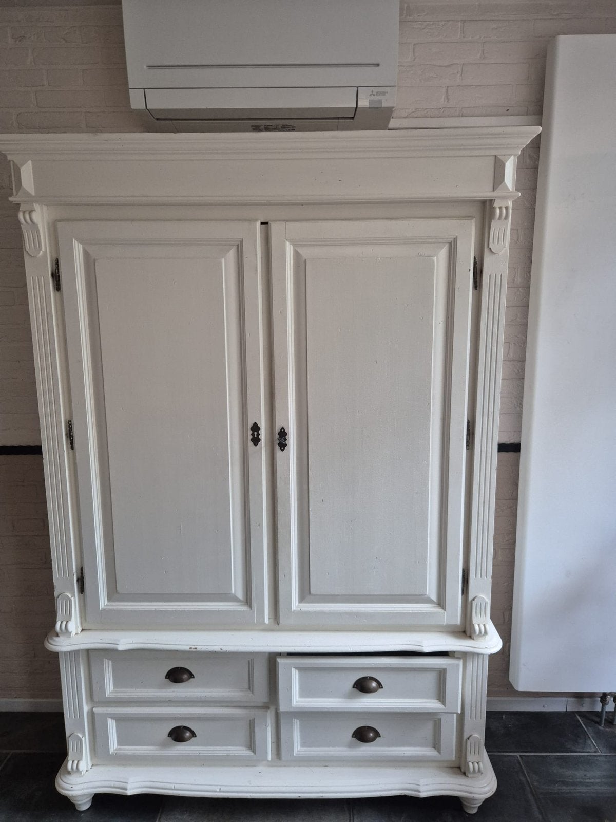 Grenen buffetkast, Huis en Inrichting, Ophalen, Gebruikt, Klassiek, brocant, 25 tot 50 cm