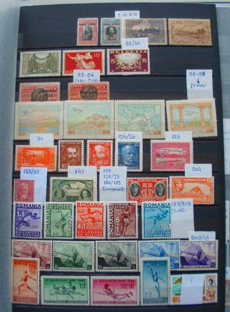 album Verenigd Europa Meelopers deel 2 series blokken, Postzegels en Munten, Postzegels | Volle albums en Verzamelingen, Ophalen of Verzenden