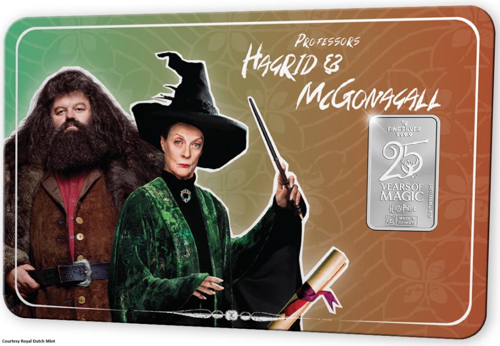 25 Years of Magic ver. Rubeus Hagrid en Minerva Anderling Ag, Setje, Zilver, Overige landen, Overige waardes