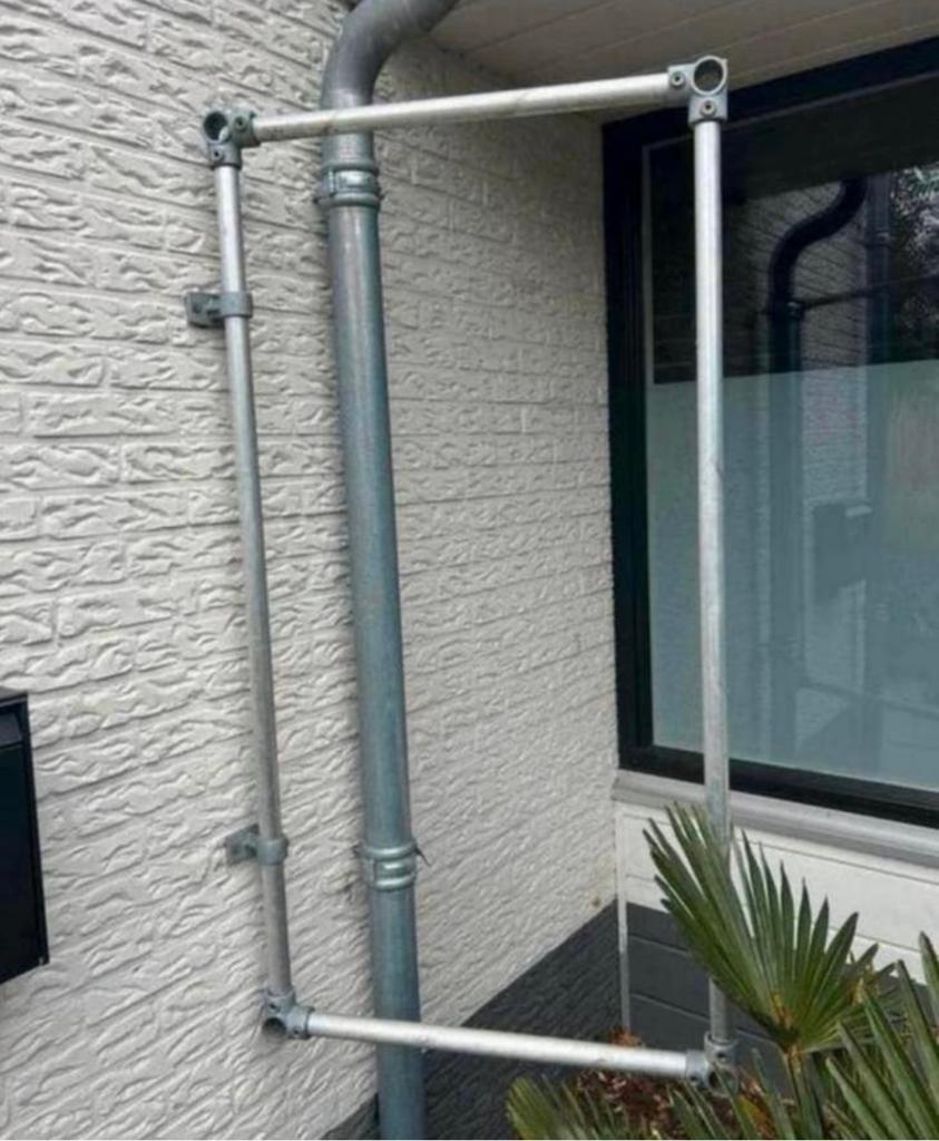 Aluminium spandoek Frame, Ophalen, Zo goed als nieuw