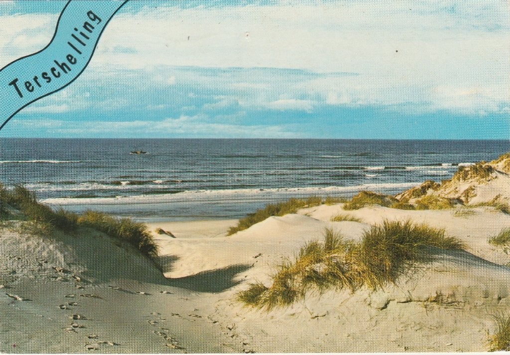 TERSCHELLING Duin Strand Zee, Verzamelen, Verzenden, 1960 tot 1980, Gelopen, Waddeneilanden