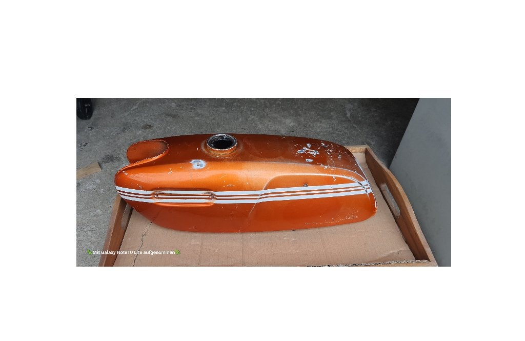 Yamaha FS1 Tank (mAnDaRiN oRnG), Fietsen en Brommers, Brommeronderdelen | Oldtimers, Verzenden, Tank, Yamaha