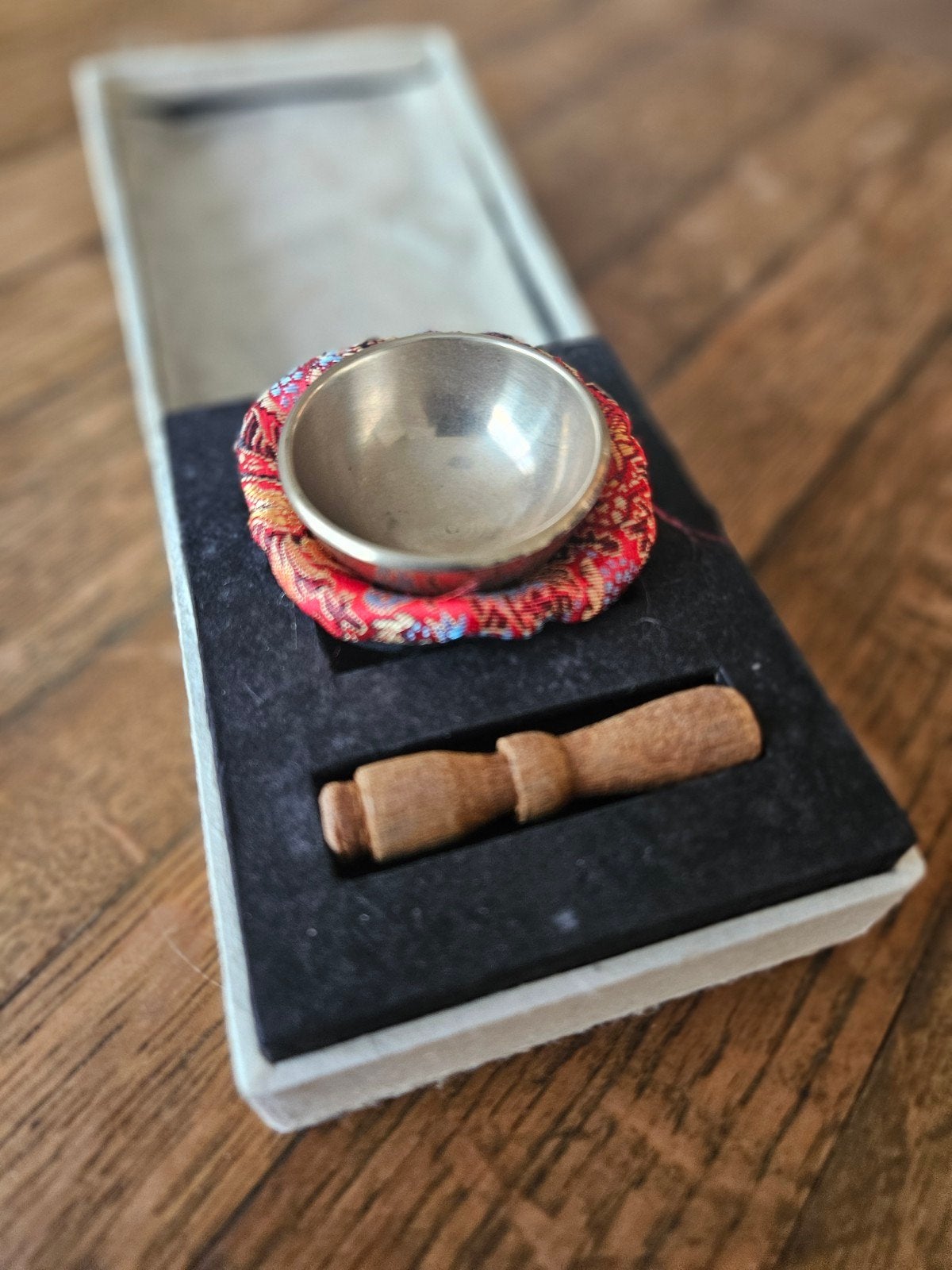 Complete Mini Klankschaal Set in Luxe Geschenkdoos (Ø 5 cm), Muziek en Instrumenten, Overige Muziek en Instrumenten, Ophalen of Verzenden