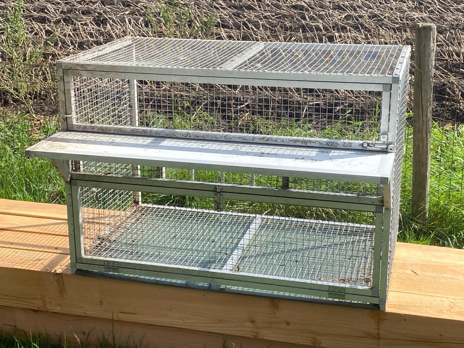 Spoetnik 105 x 72 x 60 cm, Dieren en Toebehoren, Vogels | Hokken en Kooien, Ophalen, Gebruikt, Aluminium