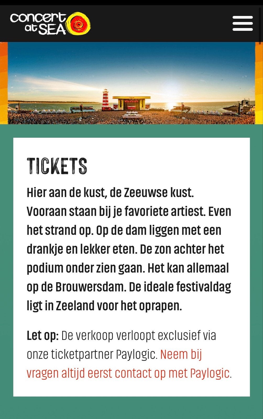 Concert at sea cas c@s 4x zaterdag 27 juni 2026 tickets, Drie personen of meer