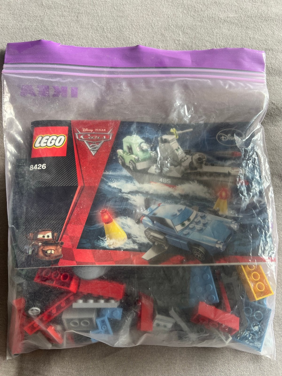 Lego Cars 2 Set 8426 - Agent Mater's Escape, Kinderen en Baby's, Gebruikt, Overige thema's, Lego, Ophalen of Verzenden