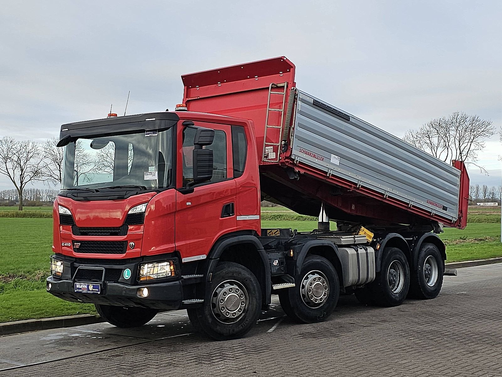 SCANIA G410 xt 8x4 retarder 3way, Automaat, Euro 6, Scania, Diesel