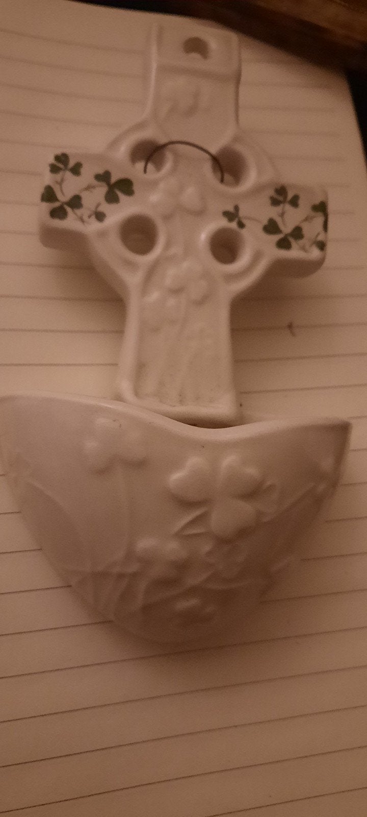 Carrigcraft Iers Keltisch Kruis Heilig Water Fontein, Antiek en Kunst, Ophalen of Verzenden