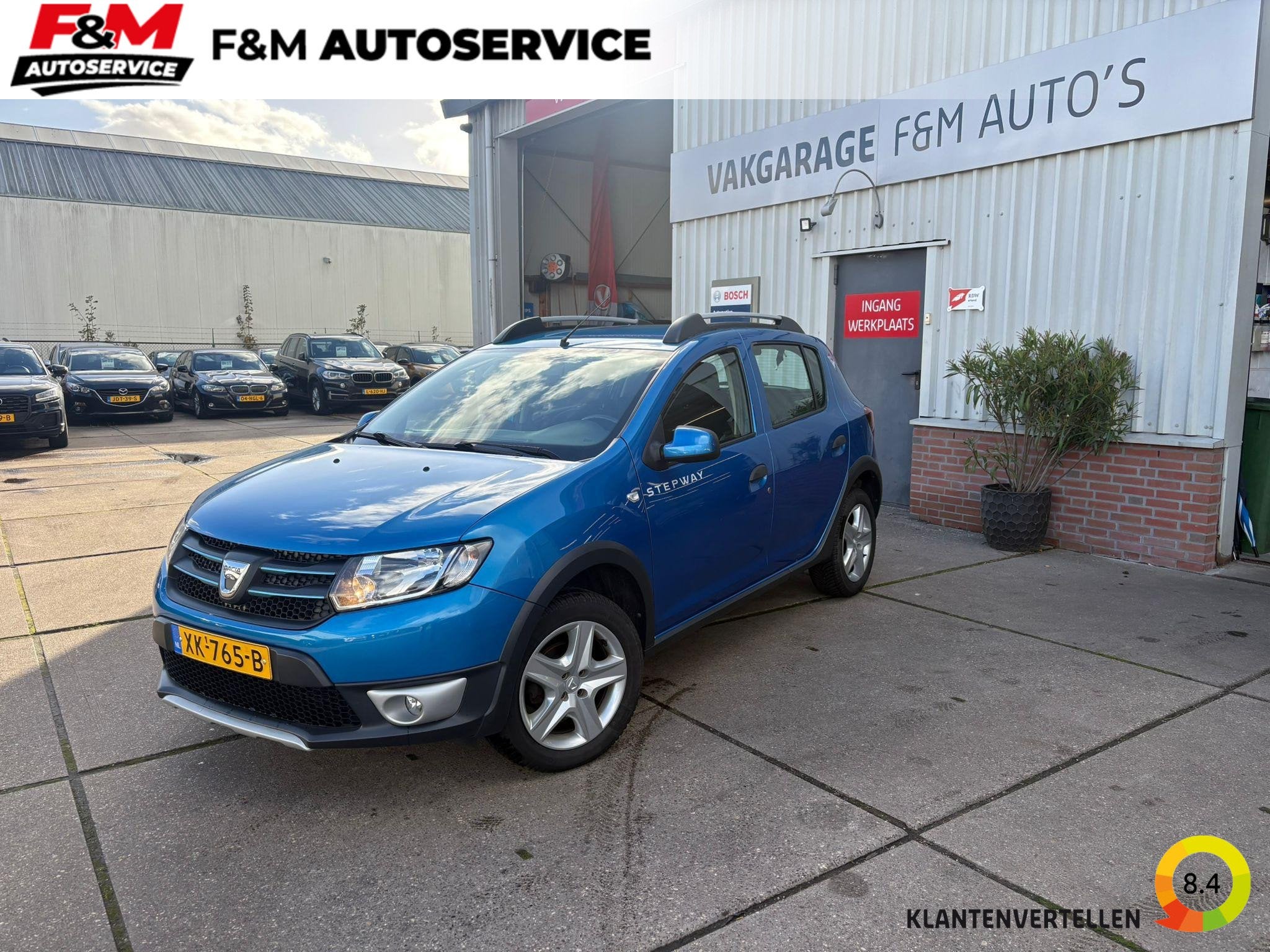 Dacia Sandero 0.9 TCe Stepway Lauréate, Auto's, Voorwielaandrijving, Stof, Gebruikt, 31 €/maand