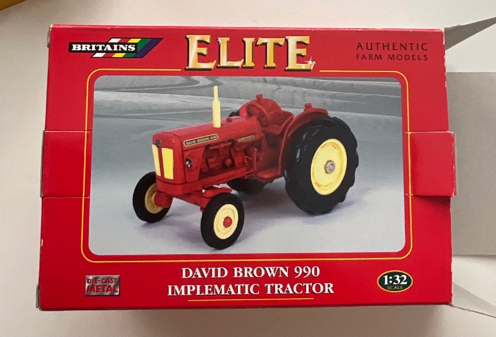 DAVID BROWN 990 IMPLEMATIC TRACTOR, Verzenden, Zo goed als nieuw, Tractor of Landbouw, Britains