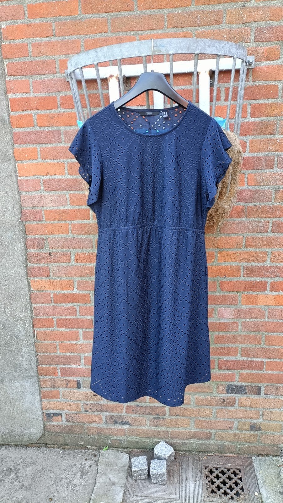 Nieuwe zwangerschaps jurk, Maat 38/40 (M), Vera moda, Blauw, Jurk