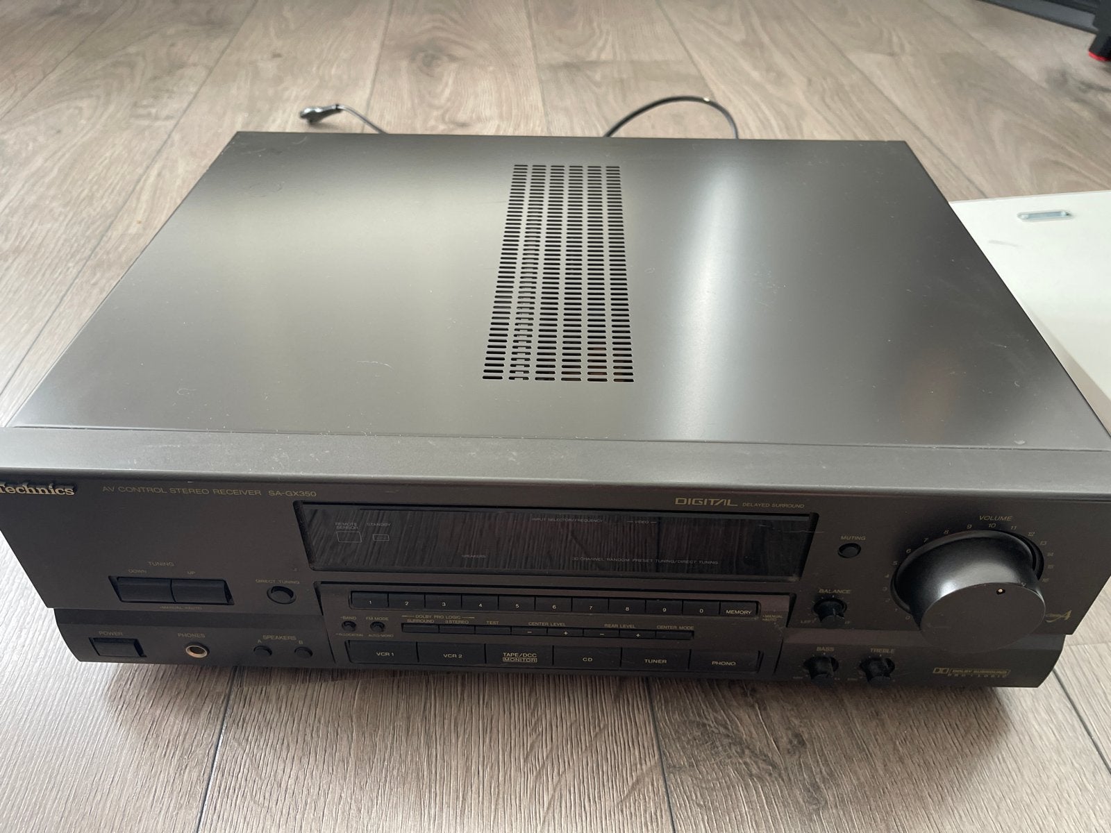 Technics SA-GX350 AV Control Stereo Receiver, Gebruikt, 60 tot 120 watt, Stereo, Ophalen