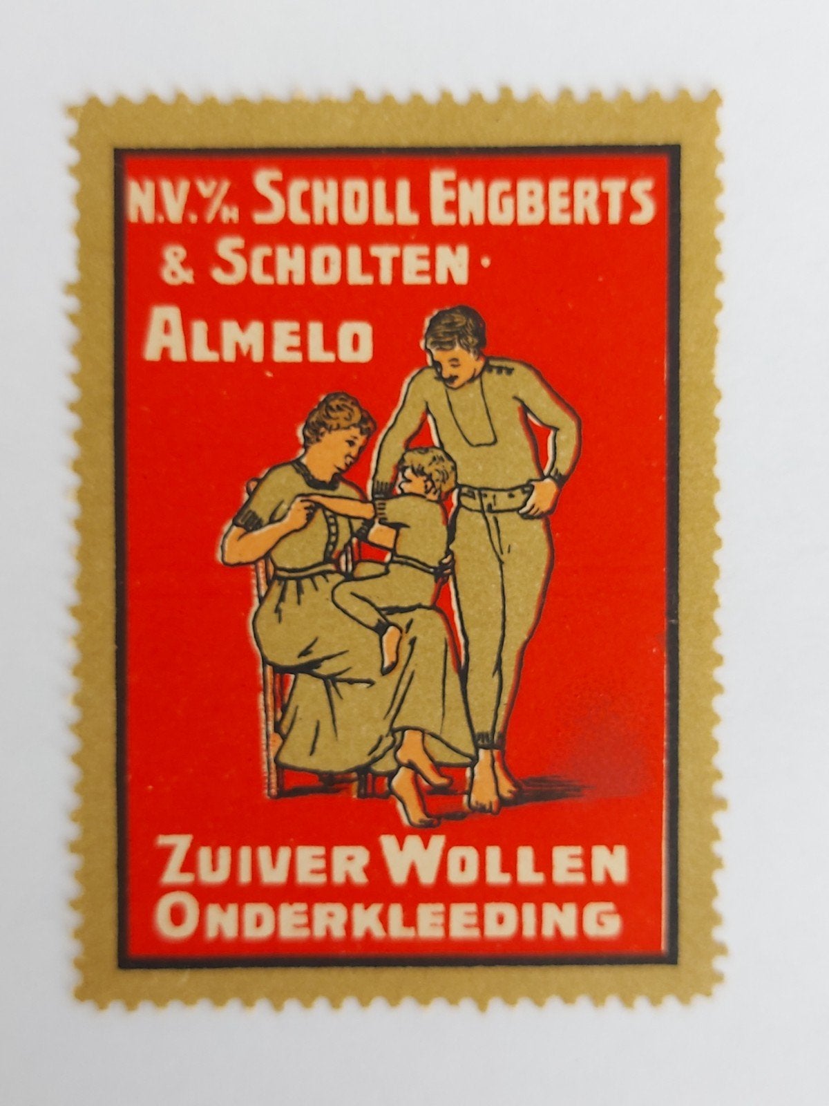 Sluitzegel Scholl Engberts & Scholten Almelo Onderkleeding, Ophalen of Verzenden, Zo goed als nieuw
