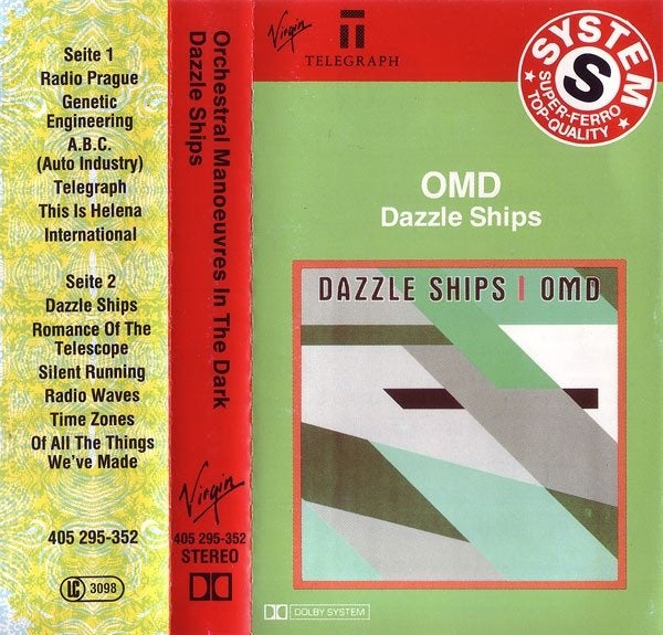 OMD – Dazzle Ships  Originele Cassette  Nieuw, Ophalen of Verzenden, Nieuw in verpakking, Pop, 1 bandje