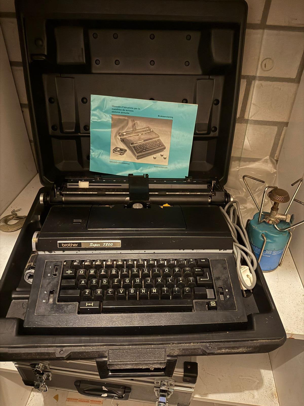 Typemachine Brother super 7800. Collector item, Ophalen