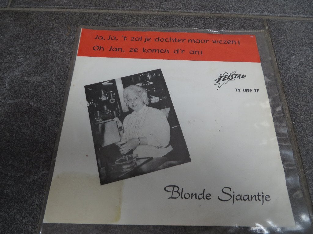 blonde sjaantje -ja ja zal je dochter maar wezen (telstar), Ophalen of Verzenden, Zo goed als nieuw, 7 inch, Levenslied of Smartlap