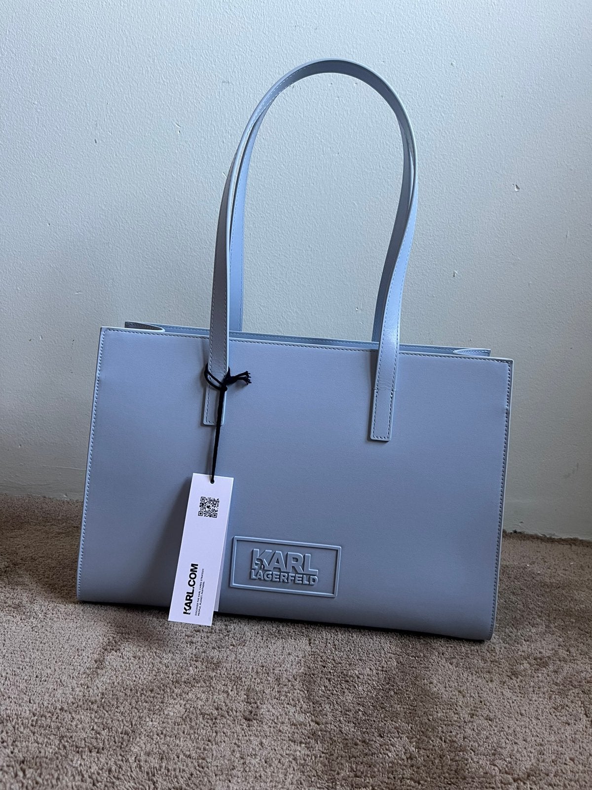 Designer tas Karl Lagerfeld Gloednieuw, Ophalen, Zo goed als nieuw, Zwart, Schoudertasje