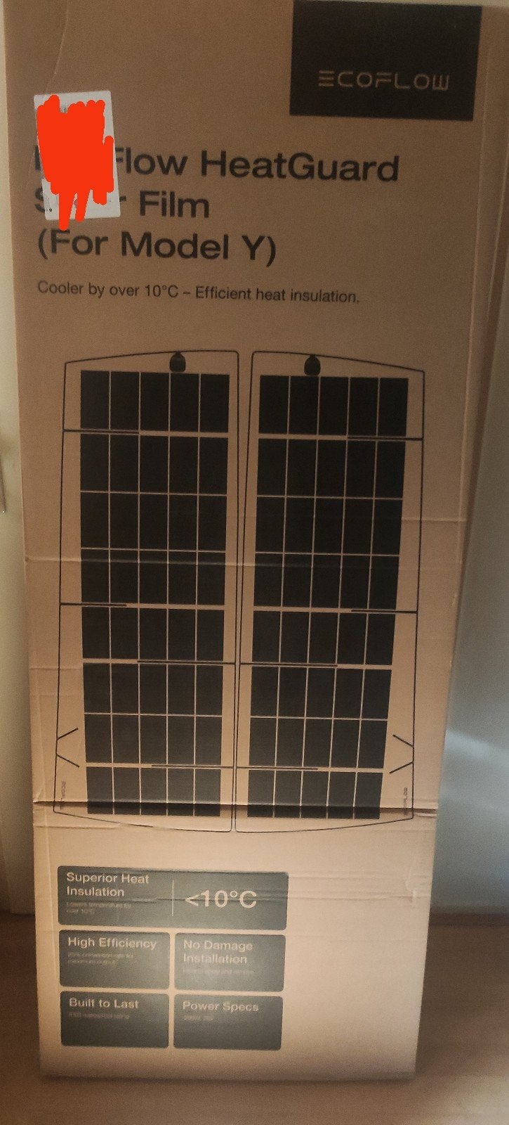 Ecoflow HeatGuard Solar Film (voor tesla Model Y), Ophalen of Verzenden