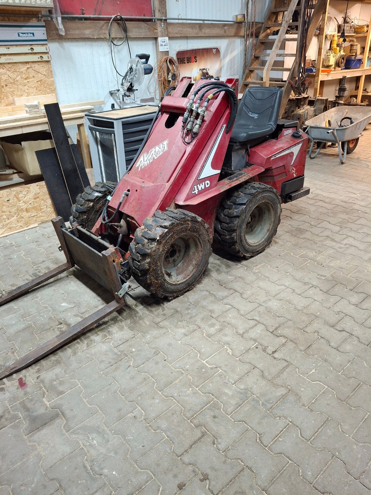 avant powercat, Ophalen