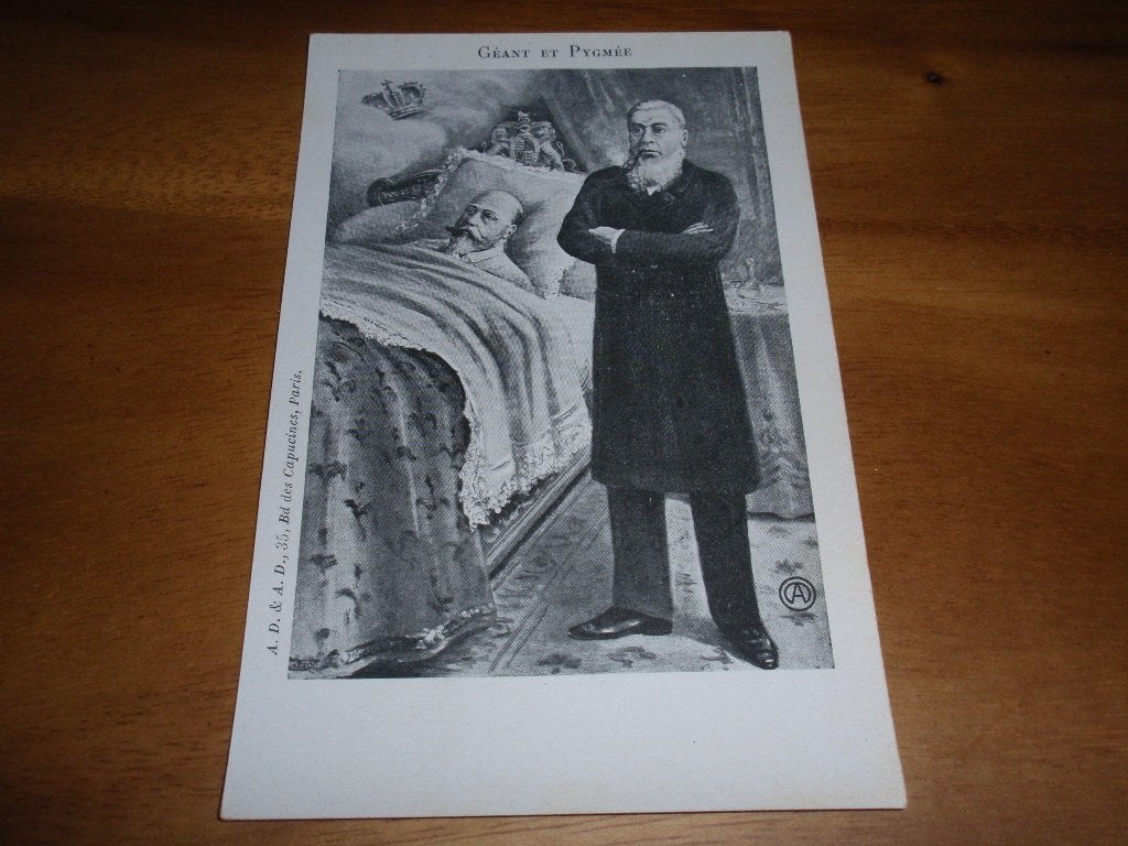 Paul Kruger Spotkaart Boeroorlog Boerenoorlog, Verzamelen, Verzenden, Voor 1920, Ongelopen, Politiek en Historie