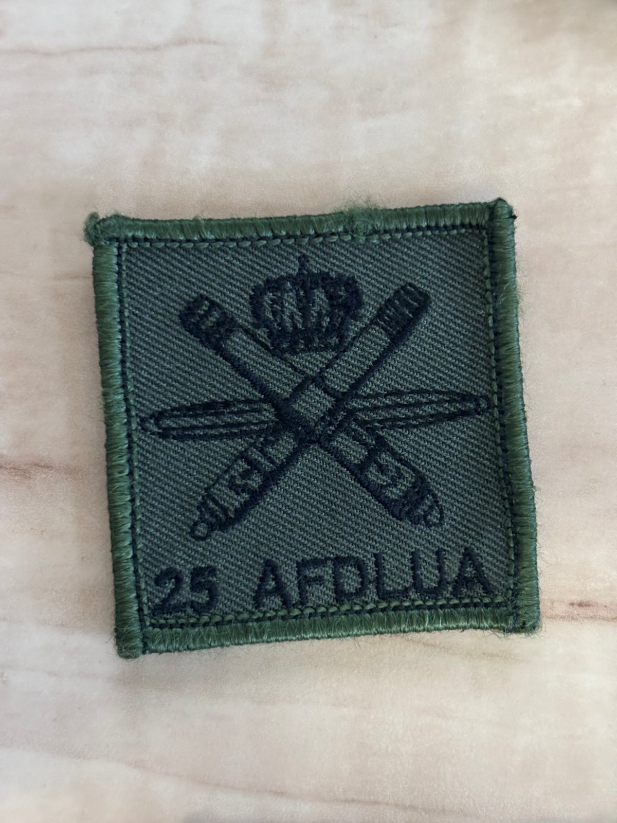 Borstembleem 25 afdlua luchtdoel artillerie, Verzenden, Landmacht, Nederland, Embleem of Badge