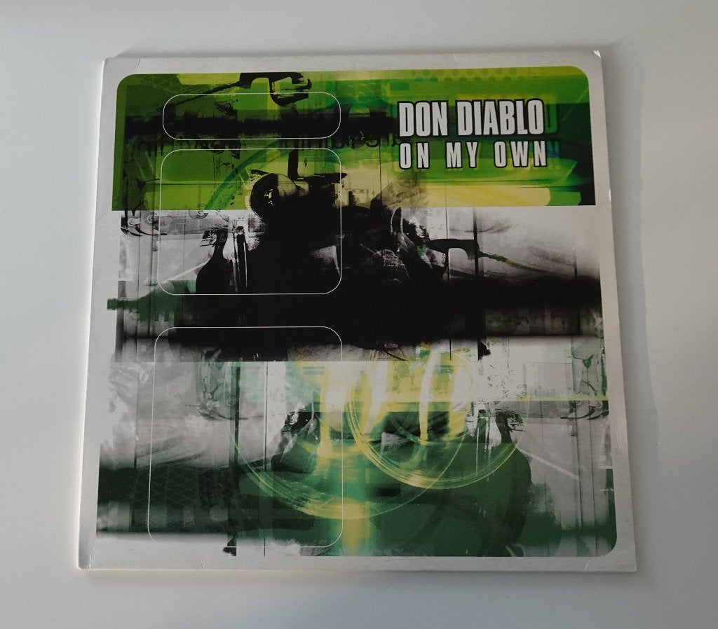 Don Diablo - On My Own 12'' Hardstyle / Hard Trance 2001, Ophalen, Zo goed als nieuw, 12 inch
