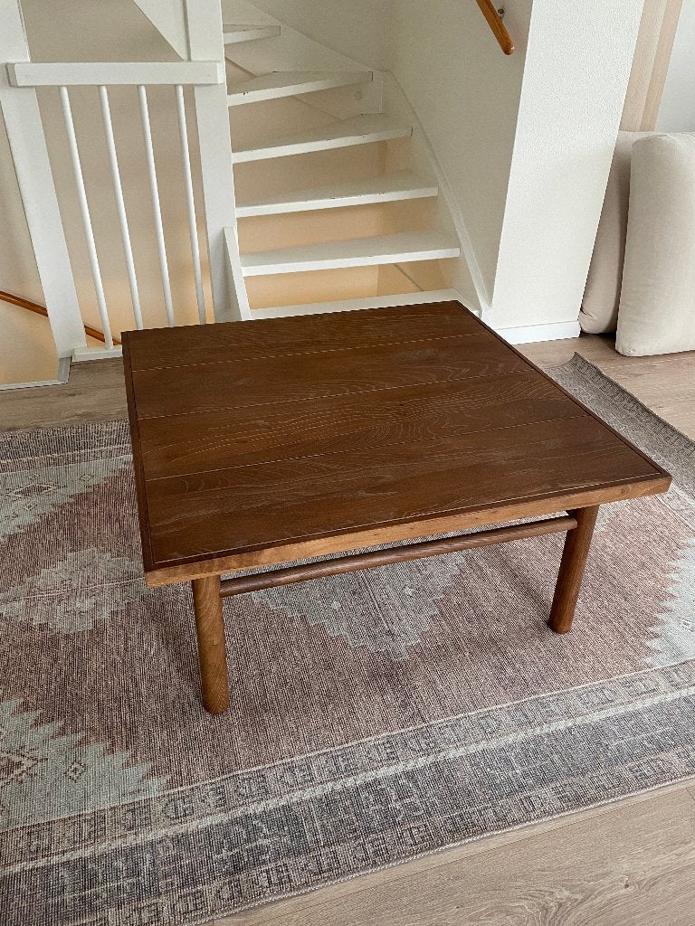 Houten salontafel Zara Home, Ophalen, 50 tot 100 cm, Vierkant, 50 tot 100 cm
