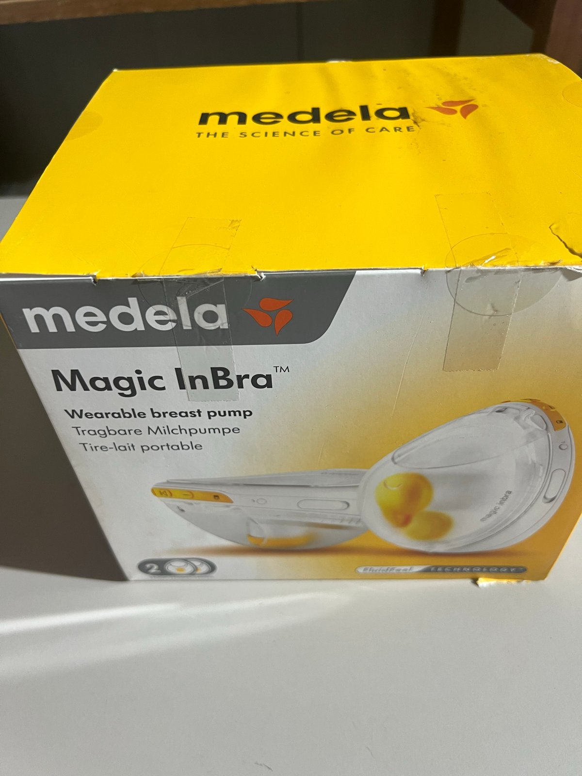 Medela Magic InBra draagbare borstkolf, Medela, Borstkolf, Ophalen of Verzenden, Zo goed als nieuw