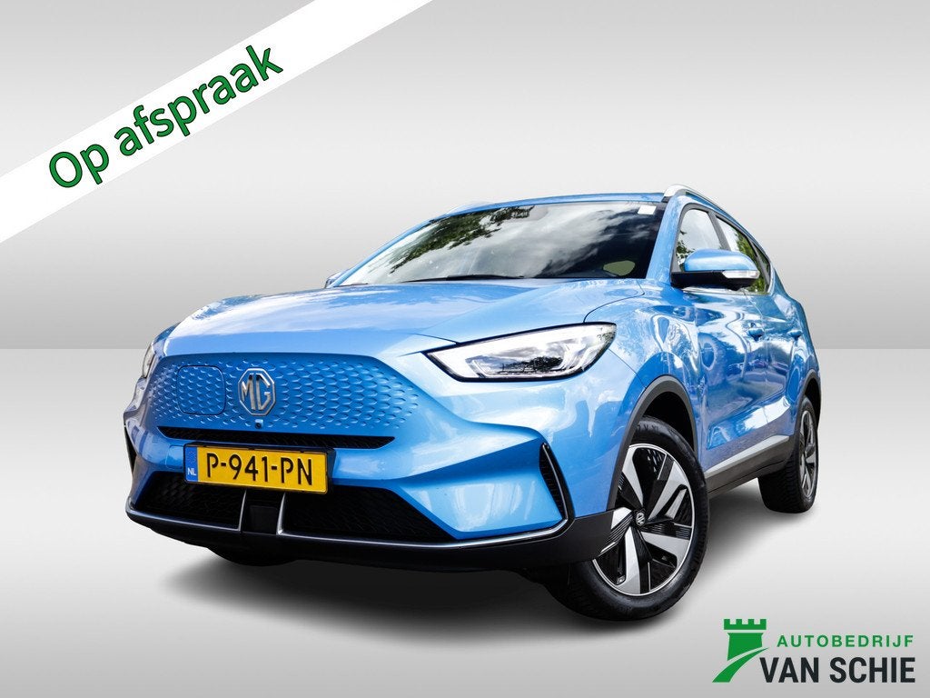 MG Mg zs ev EV Standard Range Luxury 50 kWh 3-Fase 1e-Eig. &, Auto's, MG, 12 maanden, Zwart, 320 km, 177 pk