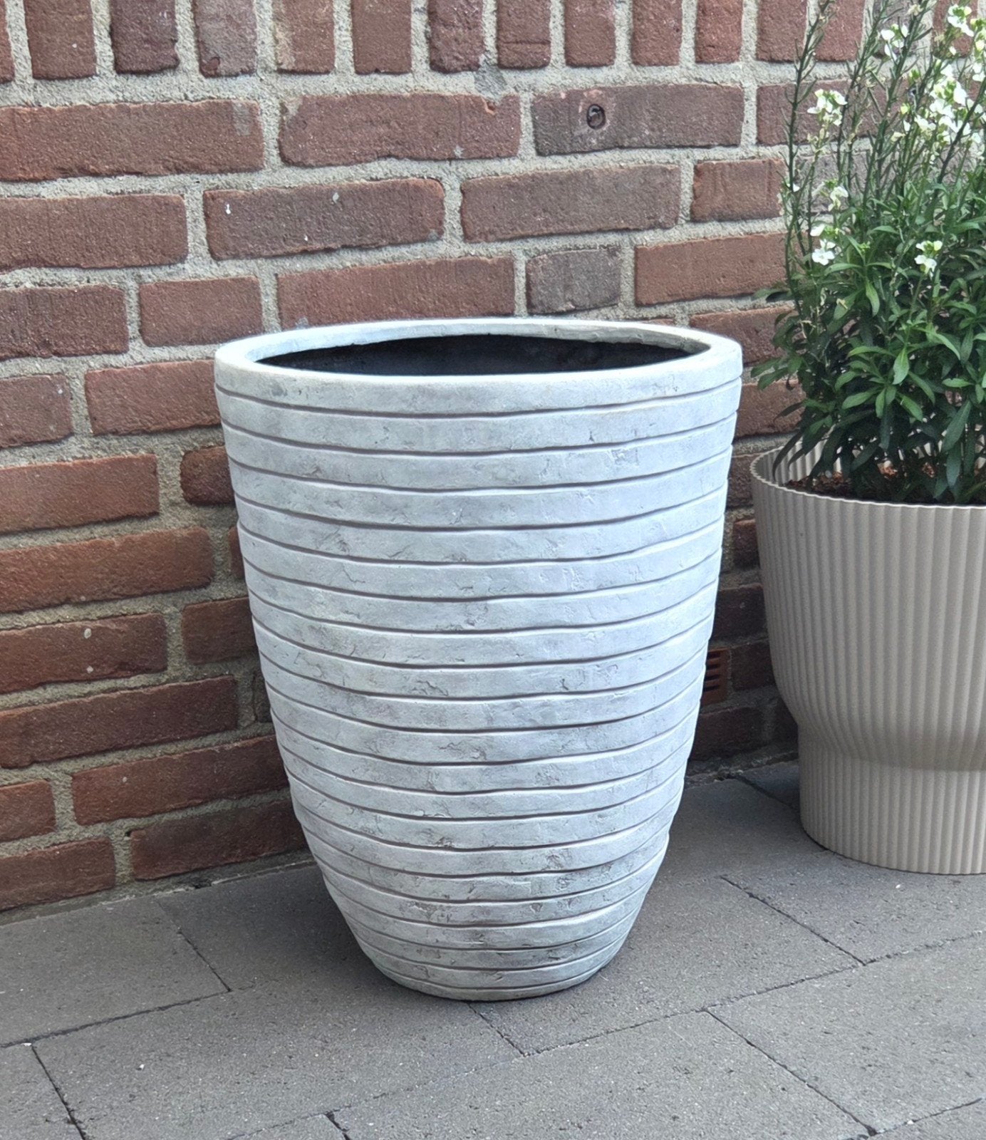 Capi bloempot, Tuin en Terras, Bloempotten, Gebruikt, Rond, Terracotta, Balkon