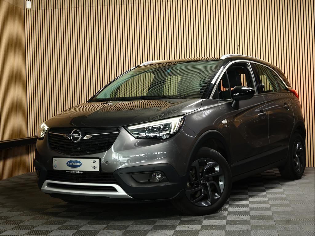 Opel Crossland X 1.2 Turbo Ultimate 43000km AUT PANO CARPLAY, Auto's, Stof, Zwart, Origineel Nederlands, Bedrijf
