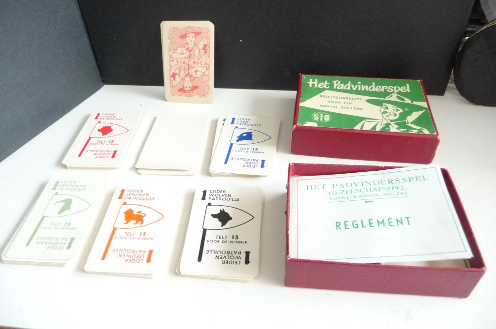 PADVINDERSSPEL 1955 VAN SIO ALS NIEUW EN SPEL PANG 1955, Een of twee spelers, Verzenden, Zo goed als nieuw, SIO PADVINDERS/PANG