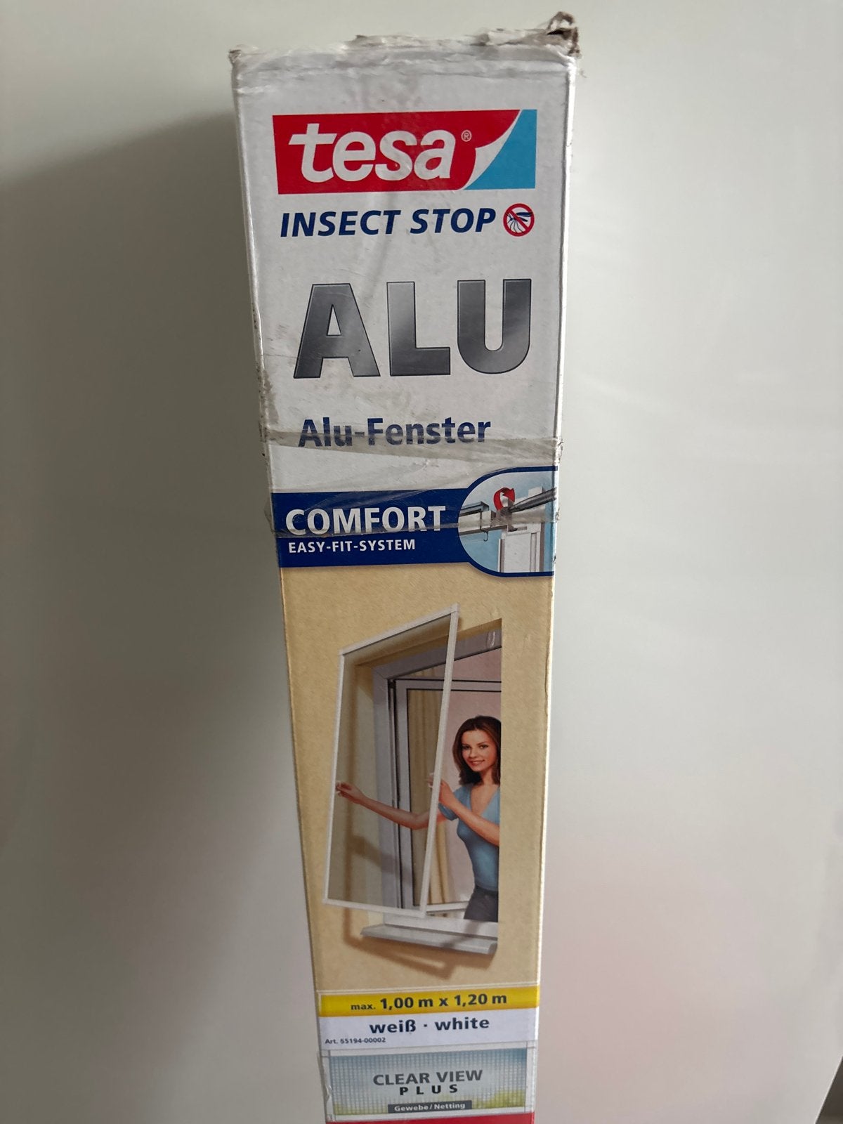 2x Tesa Insect Stop ALU Comfort Hor (max. 100x120cm), Ophalen of Verzenden, Nieuw, Gevelraam of Ruit, 80 tot 120 cm