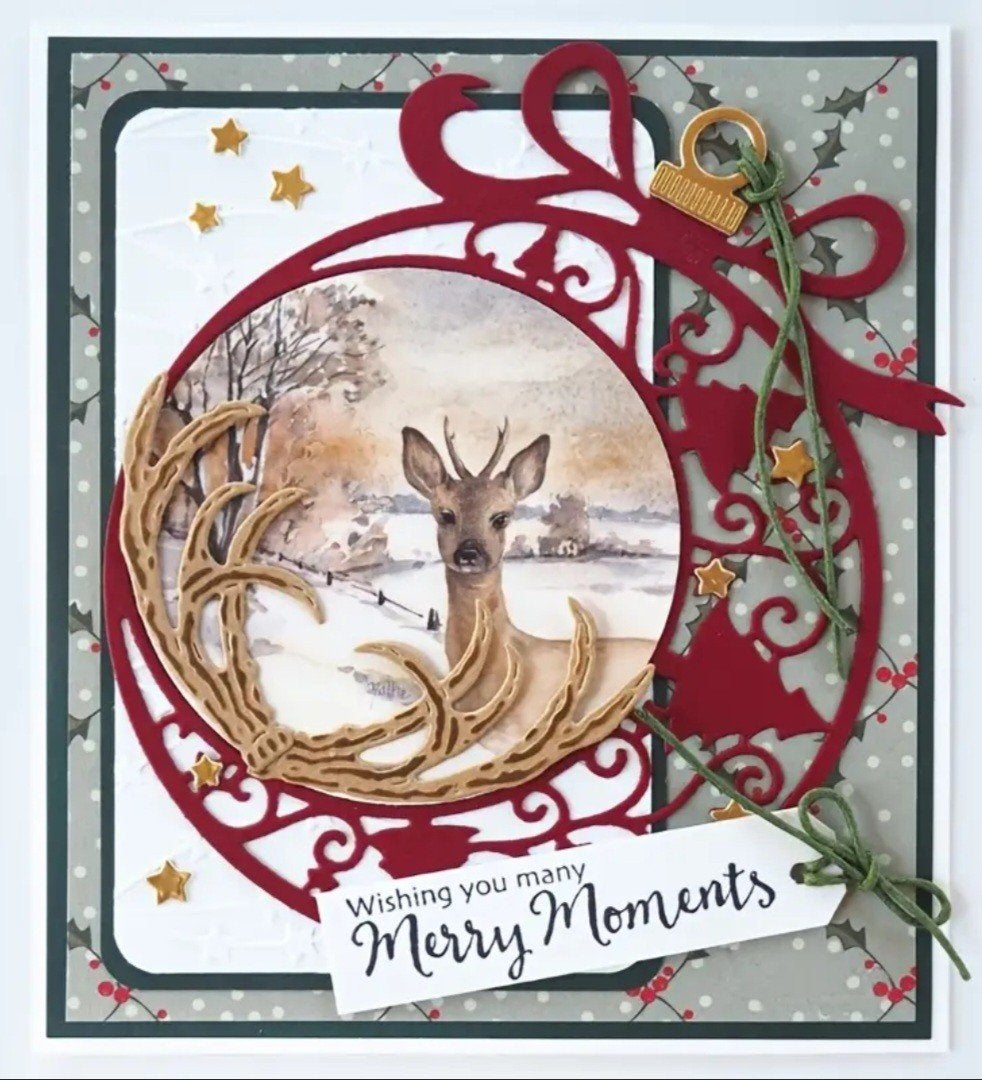 Nieuw  Snijmal kerstbal frame/ kerstboompjes, Ophalen of Verzenden, Nieuw, Overige thema's, Pons of Mal